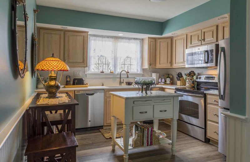 Guest kitchen at Saybrook Point Inn, Marina & Spa.