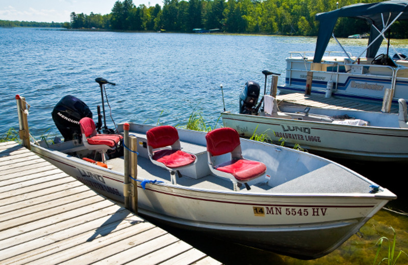 Boat rentals at Broadwater Lodge.