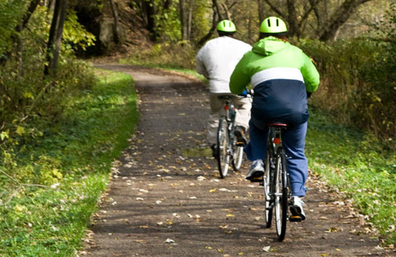 Biking near Stone Mill Hotel and Suites.