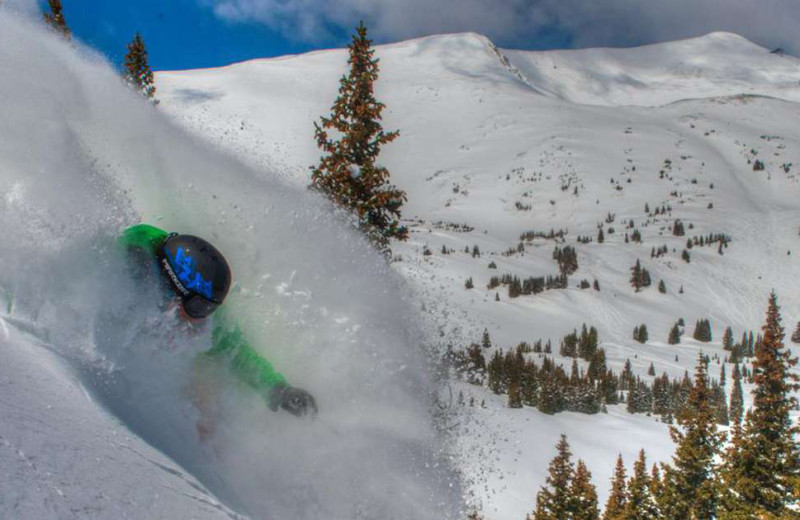 Skiing at Grand Colorado on Peak 8.