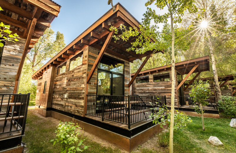 Exterior view of Fireside Resort at Jackson Hole.