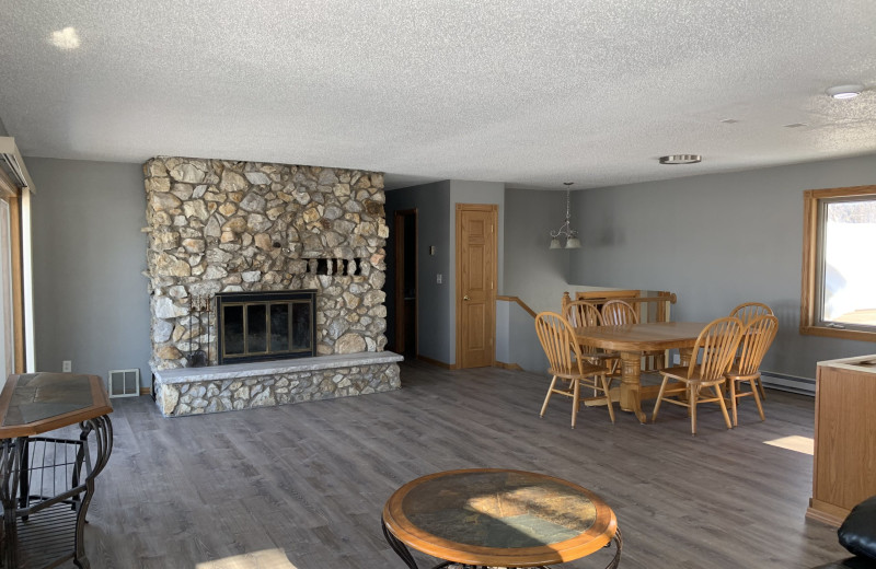 Cabin interior at Ten Mile Lake Resort -Otter Tail Country Lakes Tourism.