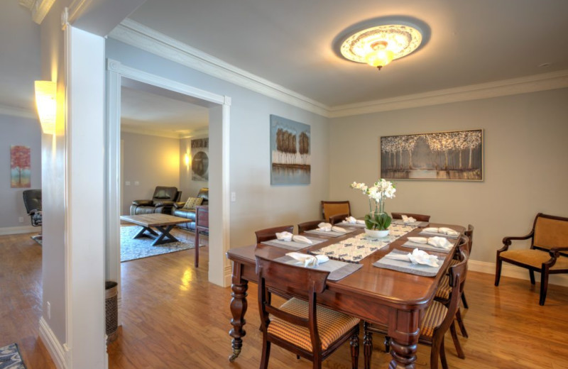 Dining room at 210 Laurel.