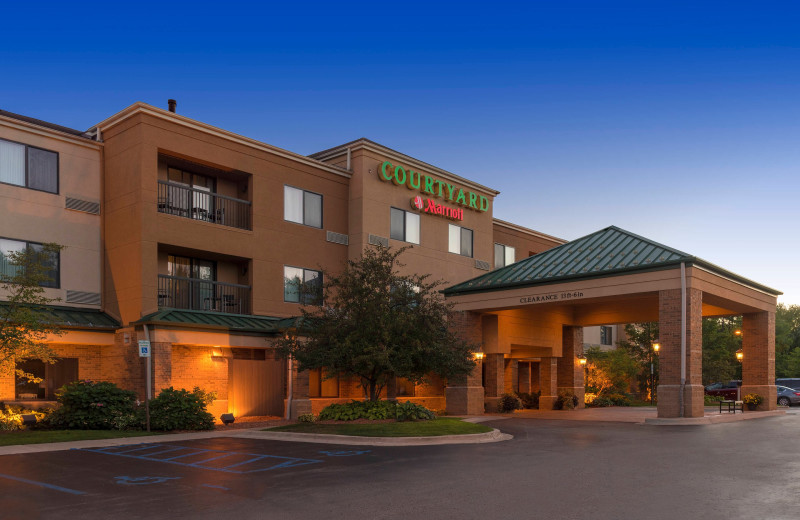 Exterior view of Courtyard Traverse City.