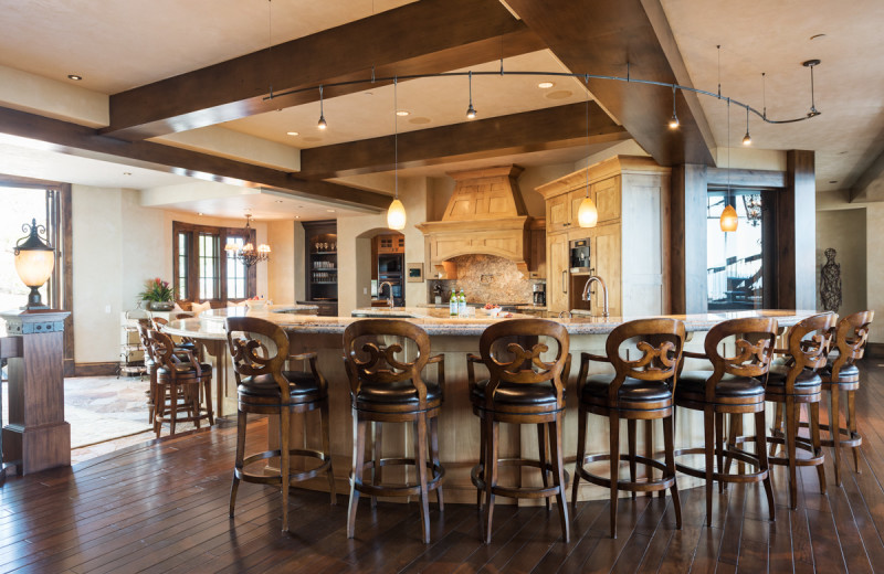 Rental kitchen at Natural Retreats Park City.