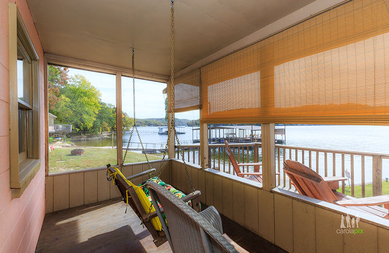 Cabin deck at Kon Tiki Resort.