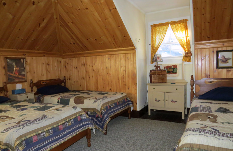 Guest room at Northern Pride Lodge.