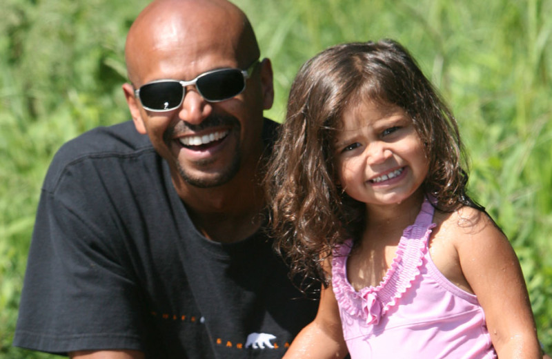 Family at YMCA Camp Du Nord.