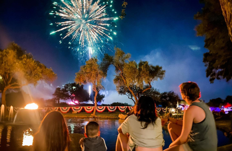 Fireworks at Fairmont Scottsdale Princess.