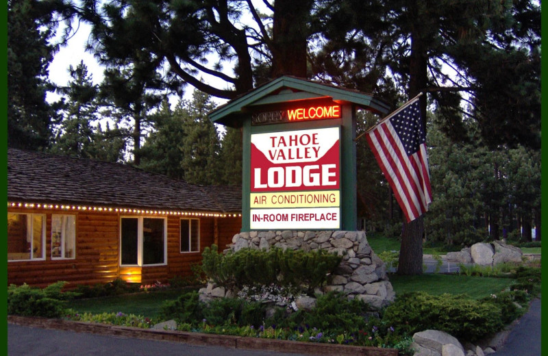 Exterior view of Tahoe Valley Lodge.