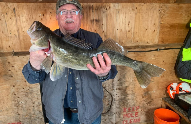 Ice fishing at Wigwam Resort.