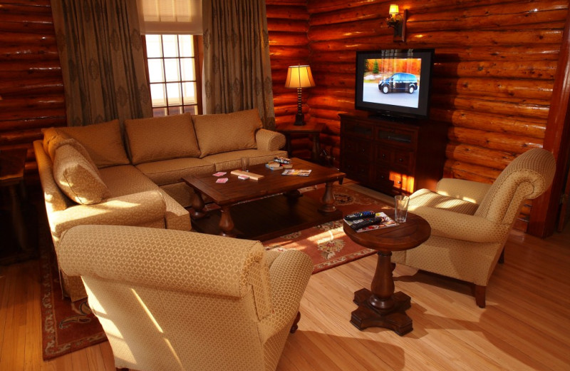 Living room at Elkhorn Manor.