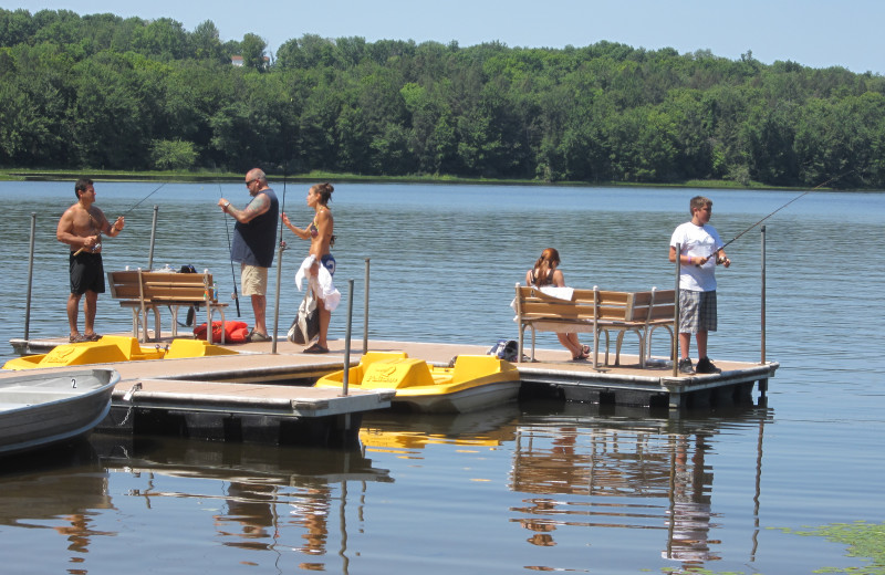 Fishing at Central House Family Resort.