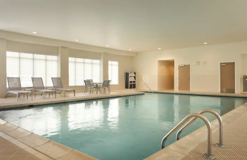 Indoor pool at Homewood Suites by Hilton.