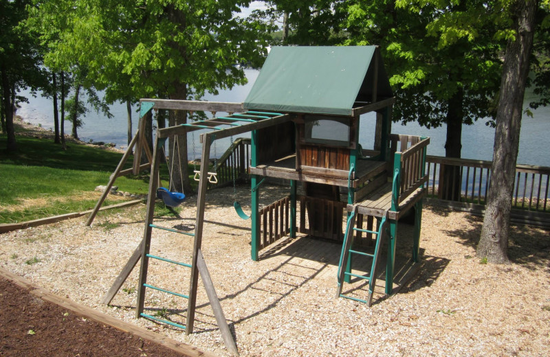 Kid's playground at Vickery Resort On Table Rock Lake.