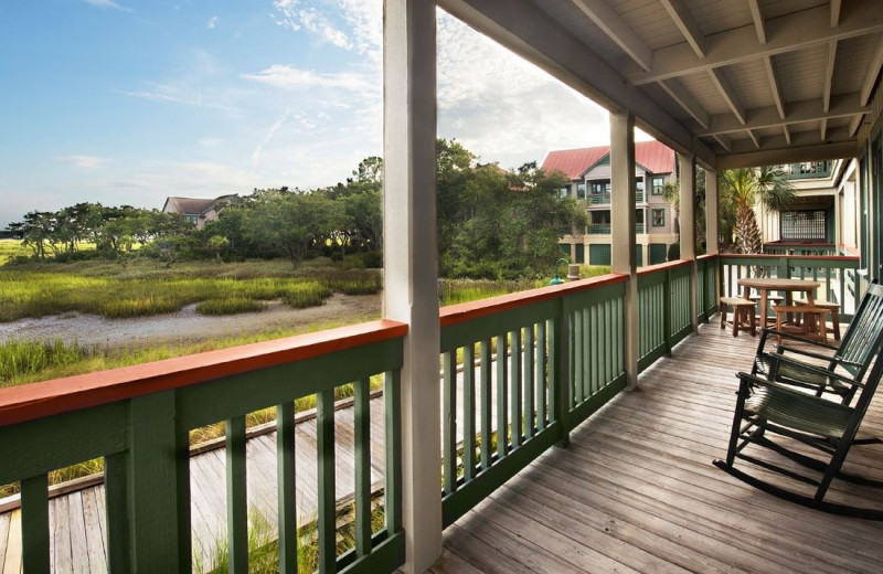 Porch at Disney's Hilton Head Island Resort.