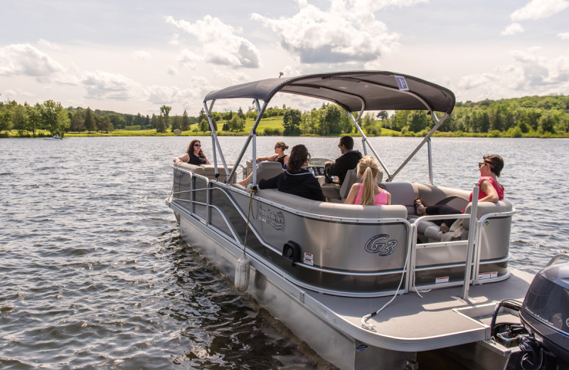 Pontoon at Deerhurst Resort.