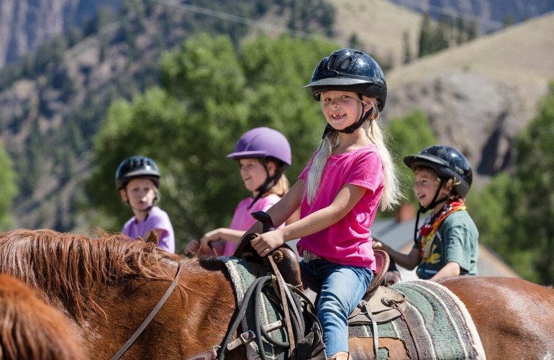 Horseback riding at 4UR Ranch.
