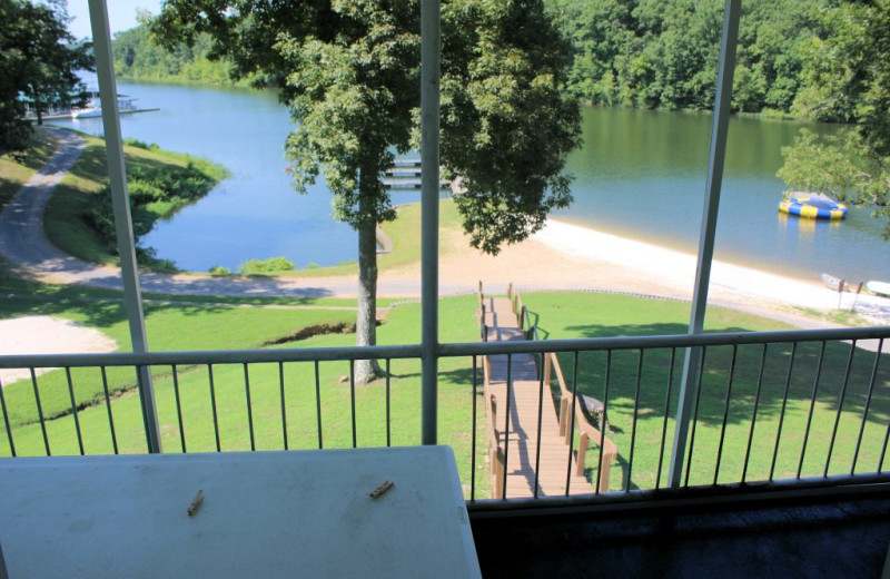 Condo view at Lynnhurst Family Resort.
