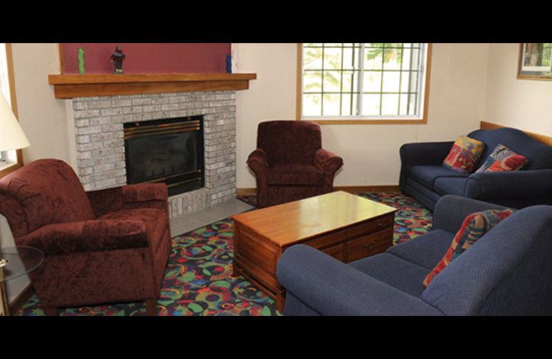 Lobby view at The Mountain Inn at Lutsen.