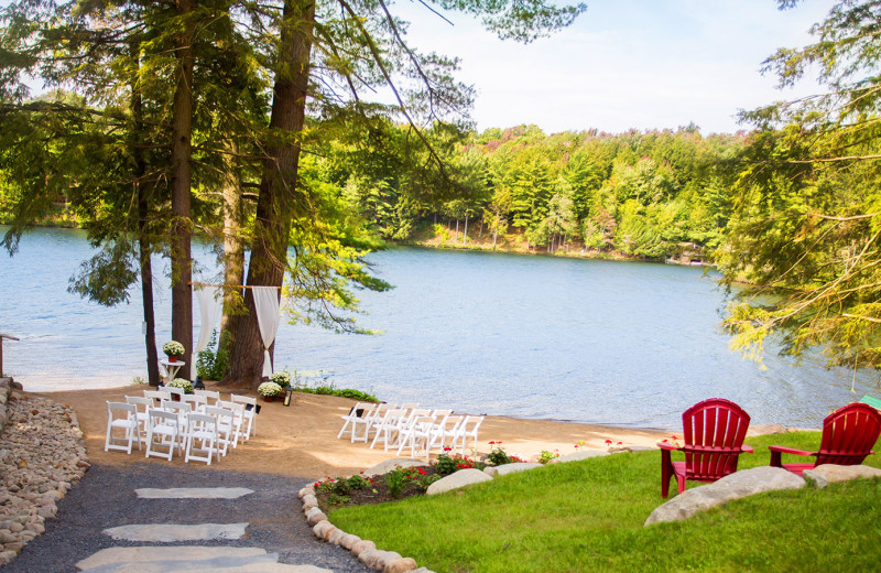 Lake view at White Lake Lodges.