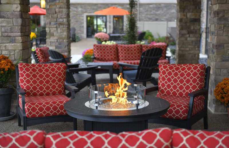 Patio at Berlin Grande Hotel.