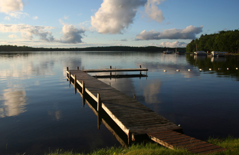 Lake dock at Samara Point Resort.