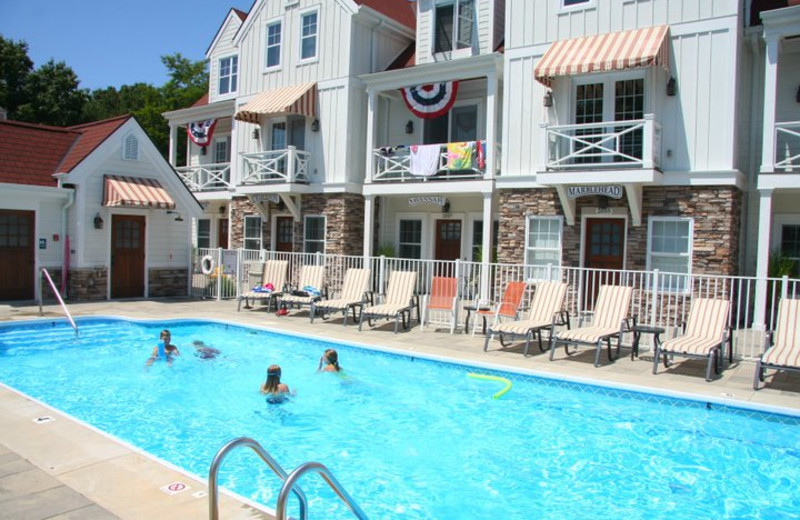 Outdoor pool at The Beach House.