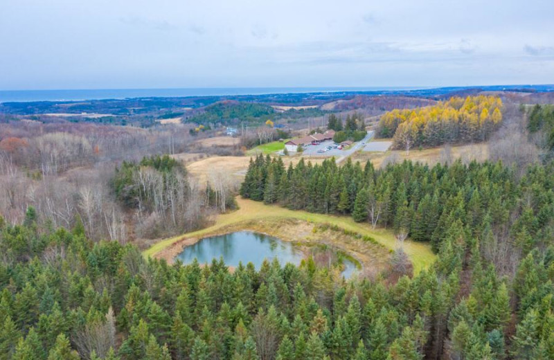 Aerial view of Northumberland Heights Wellness Retreat and Spa.