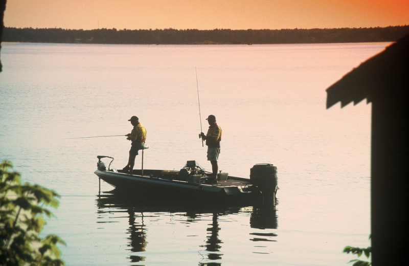 Fishing at Bayview Wildwood Resort.