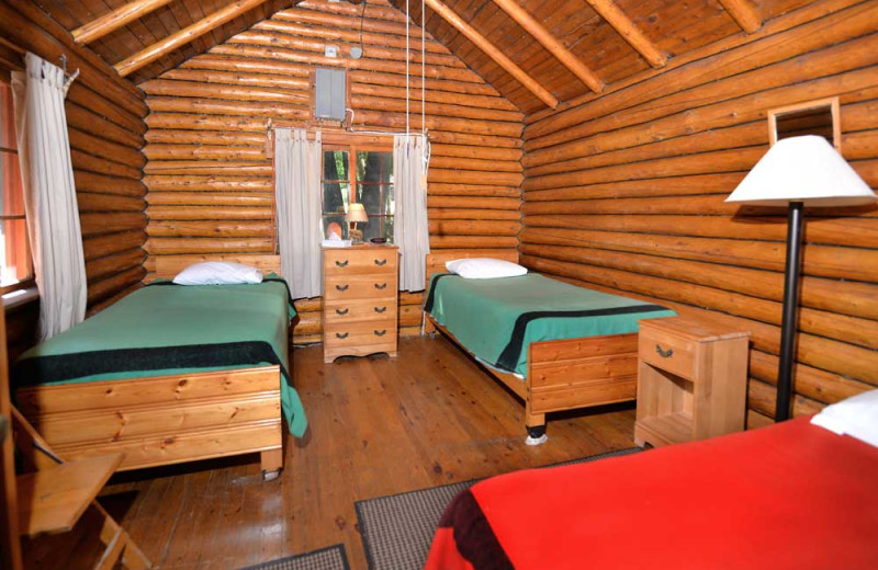 Guest room at Manotak Lodge.