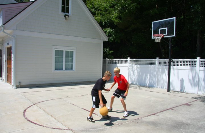 Basketball court at The Beach House.
