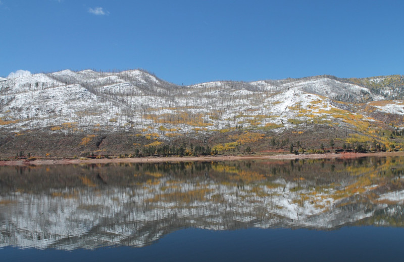 Mountains near O-Bar-O Cabins.