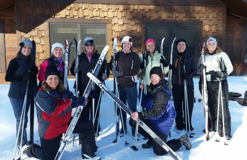 Skiing at Boyd Lodge.