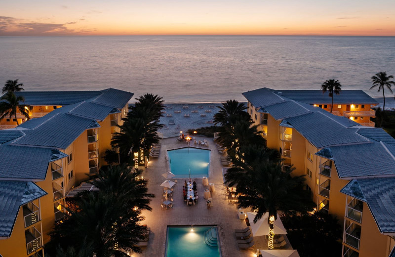 Exterior view of Edgewater Beach Hotel A Waldorf Astoria Hotel.