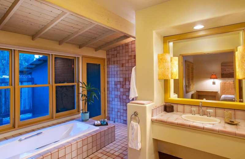 Guest bathroom at Travaasa Hana, Maui.