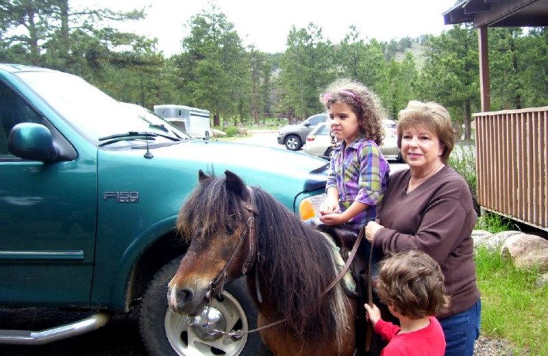 Family at Alpine Trail Ridge Inn.