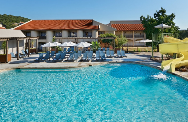 Outdoor pool at Tapatio Springs Hill Country Resort.