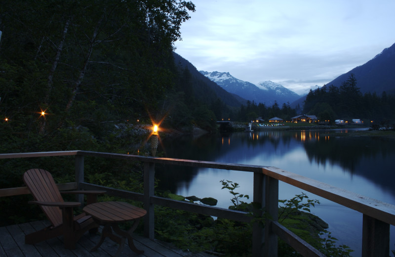 Lake view at Clayoquot Wilderness Resort.