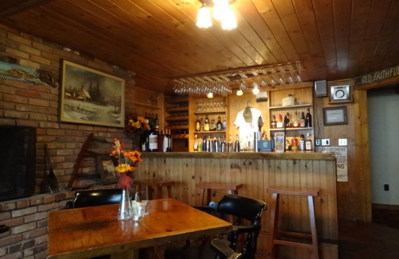 Bar at Garnet Hill Lodge.