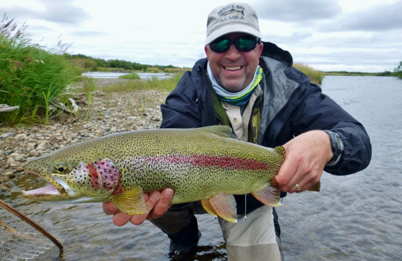 Fishing at Alaska Trophy Adventures Lodge.