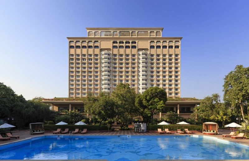 Exterior view of The Taj Mahal Hotel.