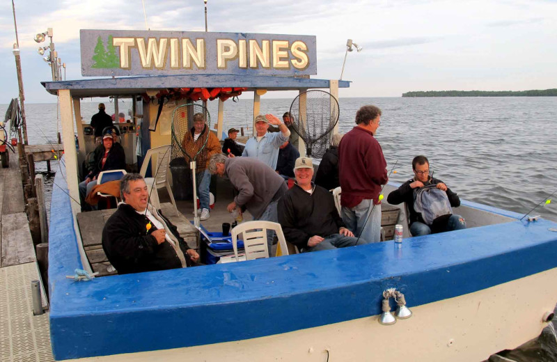 Fishing at Twin Pines Resort.