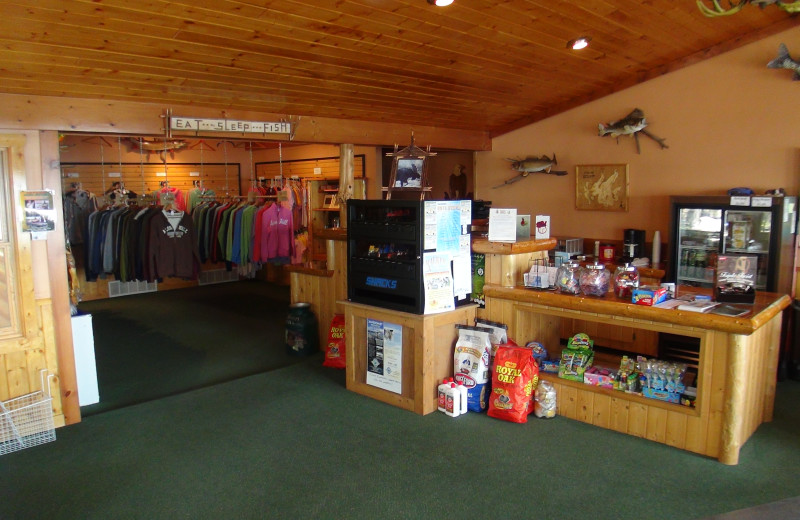 Gift shop at Acorn Hill Resort.