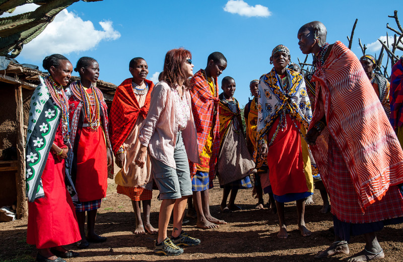 Cultural experience at Maji Moto Camp.