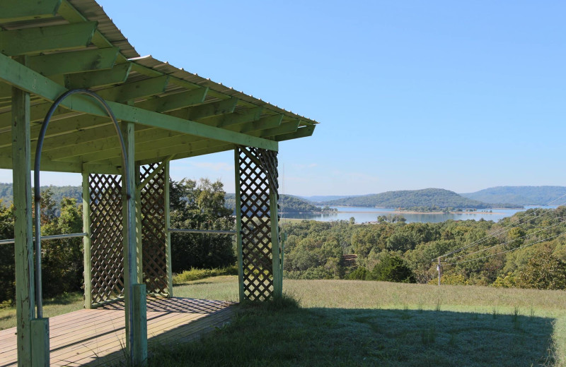 Scenic view at Ozark Cabins.