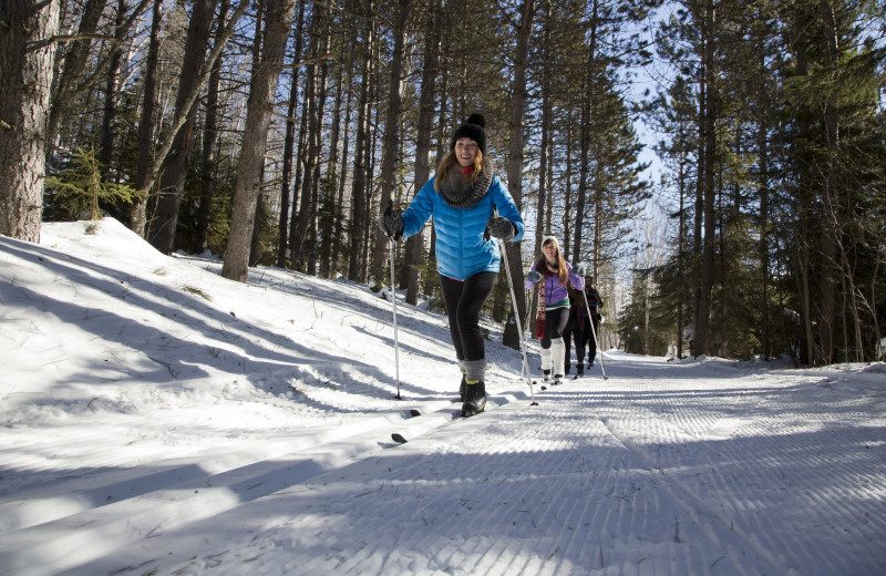 Skiing at Surfside on Lake Superior.