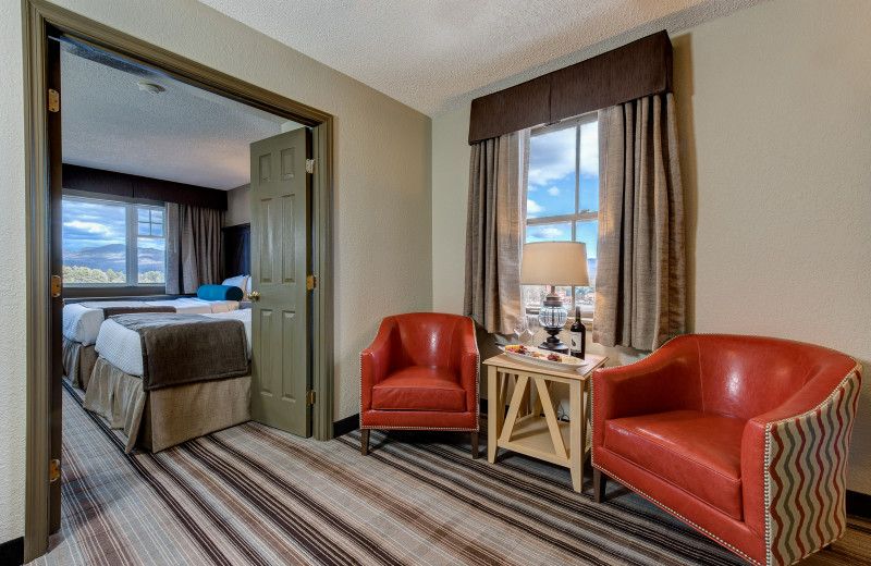 Guest room at Northwoods Inn.