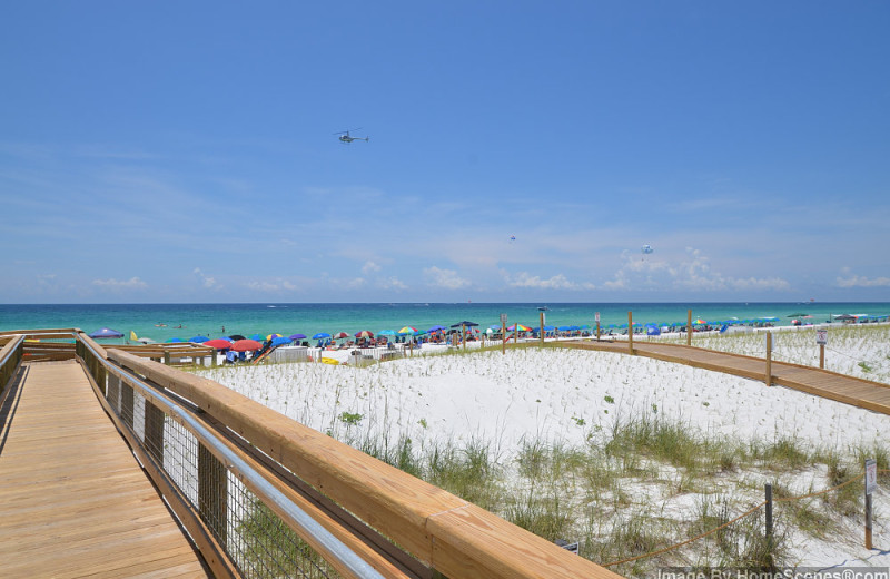 The beach at Sandpiper Cove.