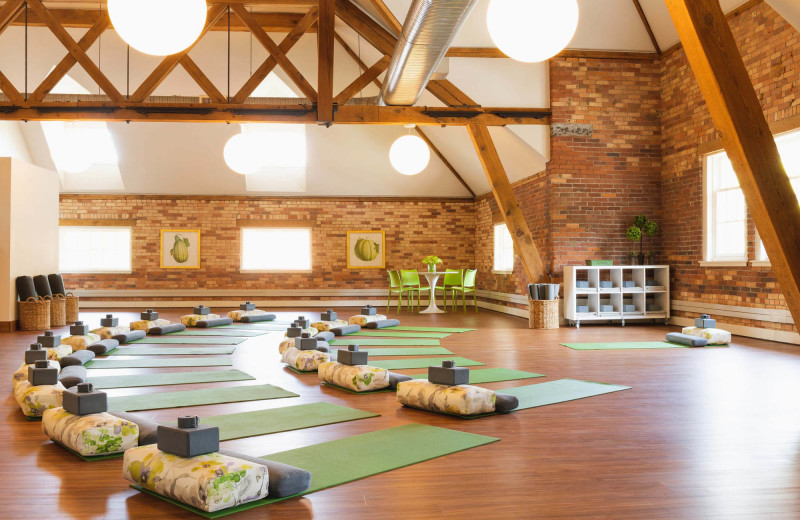 Yoga class at The Inns of Aurora.